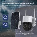 PTZ Dome Two-way Audio Solar Surveillance Cameras